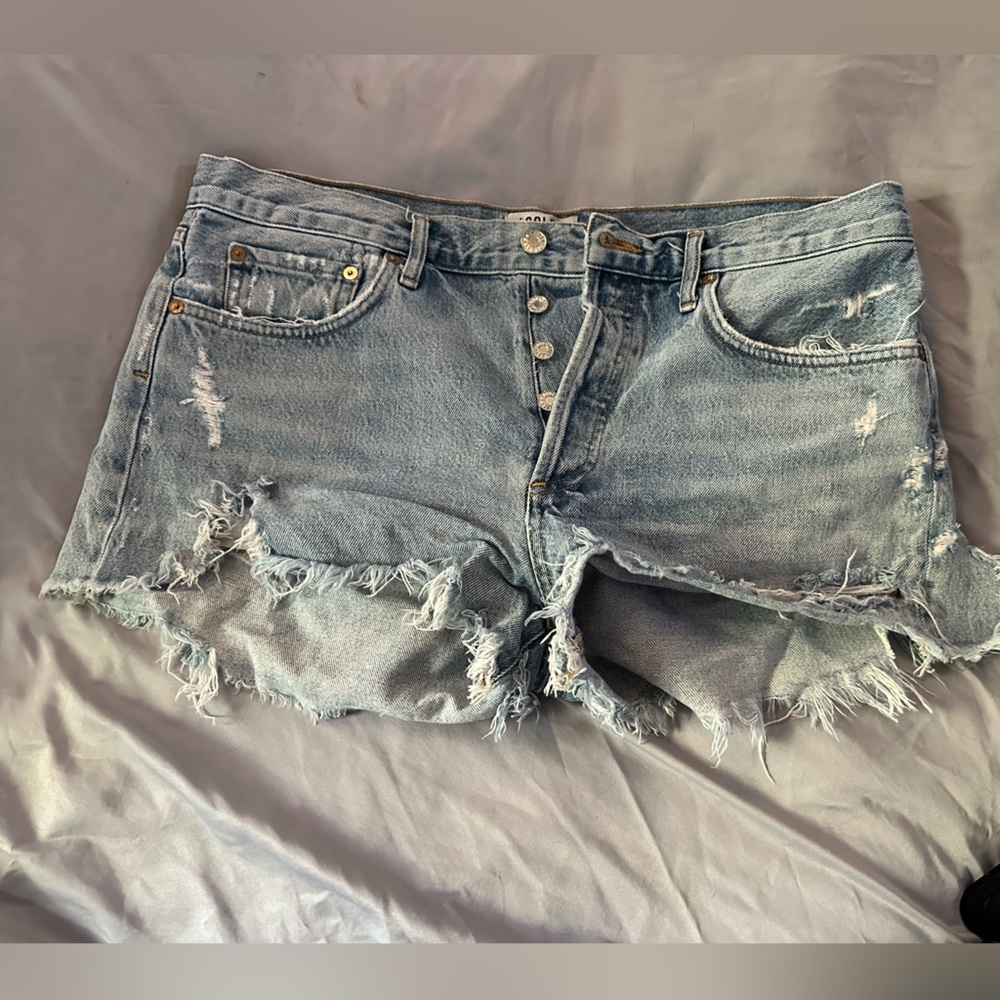 Agolde denim shorts